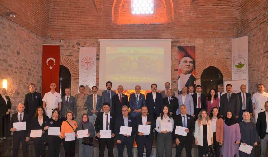 Sigarayı bırakanlara sertifika verildi