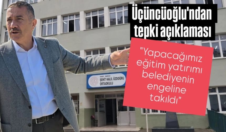 Üçüncüoğlu'ndan Sinop Belediyesi'ne sert tepki!