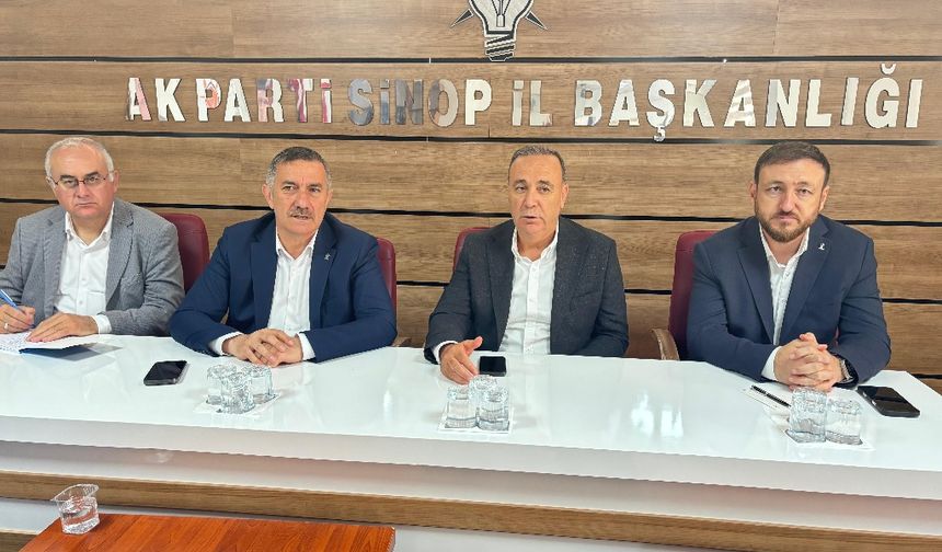 Sinop AK Parti'de İlçe Danışma Meclisi toplantıları