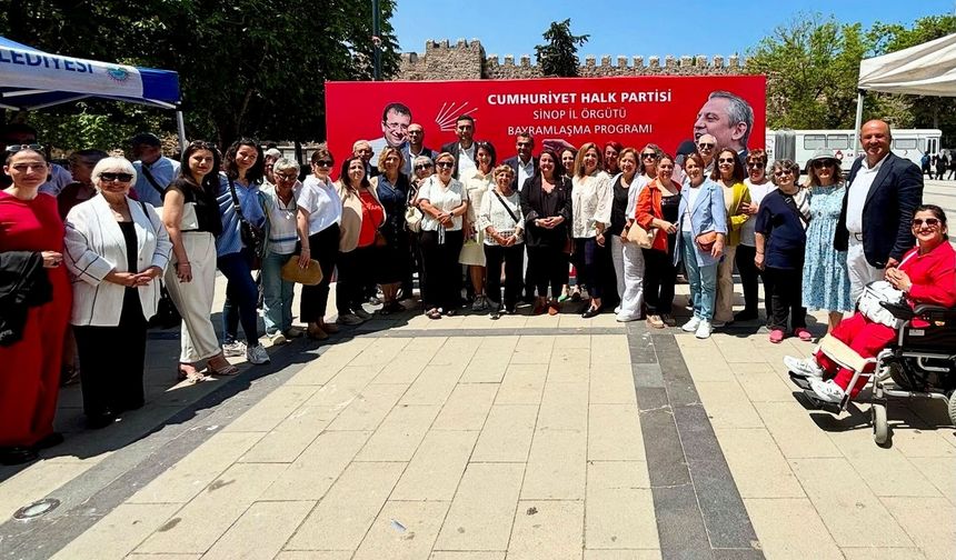 CHP Sinop’tan bayramlaşma programı