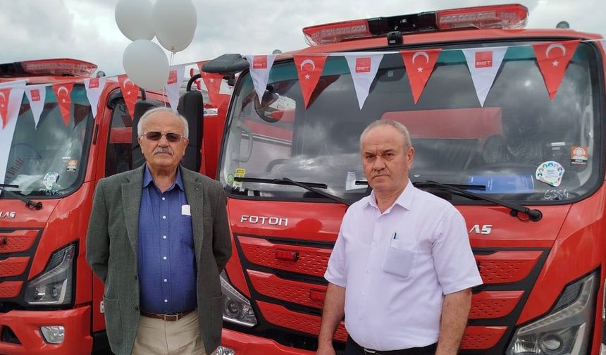 İlçe belediyesine yeni itfaiye aracı kazandırıldı