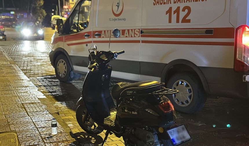 Motosiklet ile otomobil çarpıştı: 2 yaralı