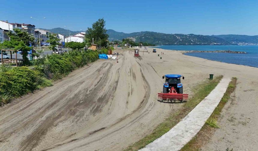 Ordu’da plajlar sezona hazır