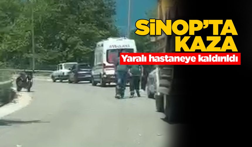 Bariyere çarpan motosikletin sürücüsü yaralandı
