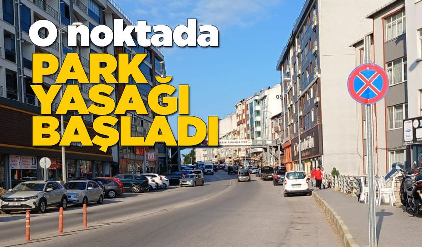 Sinop'ta trafik akışını rahatlatacak uygulama