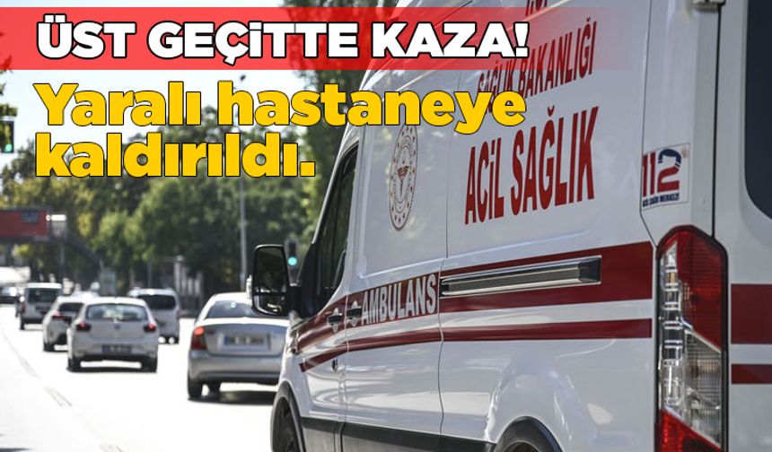 Yayaya otomobil çarptı