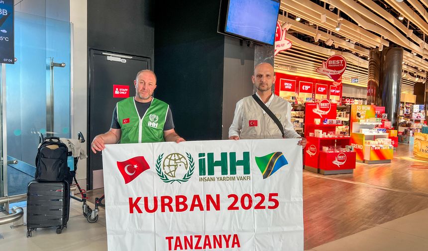 Sinop İHH Başkanı Fatih Özcan, Tanzanya’daki kurban organizasyonu için yola çıktı