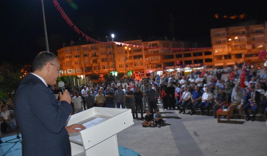 Boyabat'ta 15 Temmuz Demokrasi ve Milli Birlik Günü programı