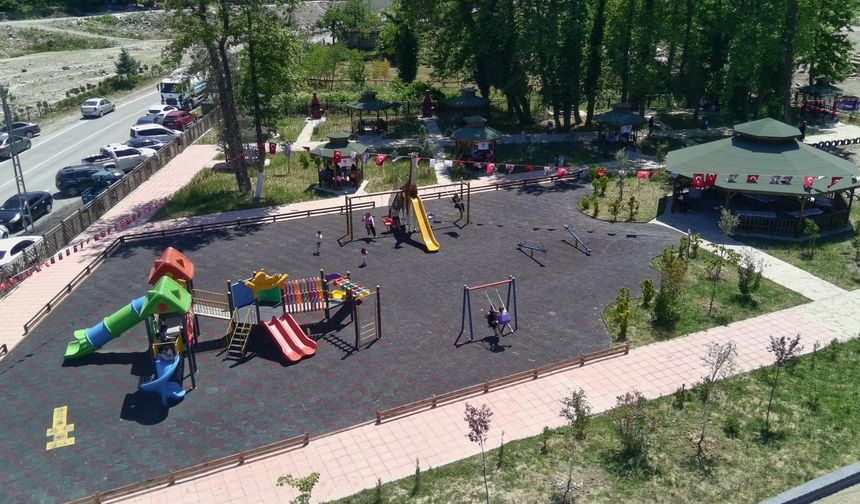 İlçeye kazandırılan Orman Parkı'nın açılışı yapıldı