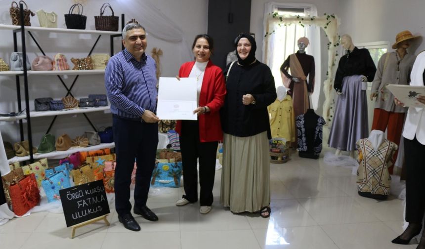 Merzifon'da 79 kursiyere sertifika