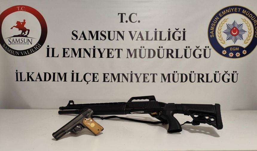 Ruhsatsız silah operasyonunda 1 zanlı yakalandı