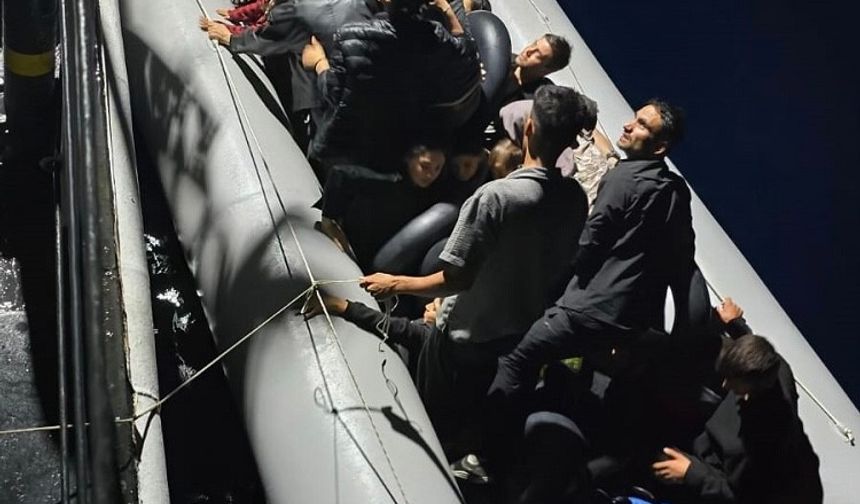 38 kaçak göçmen yakalandı