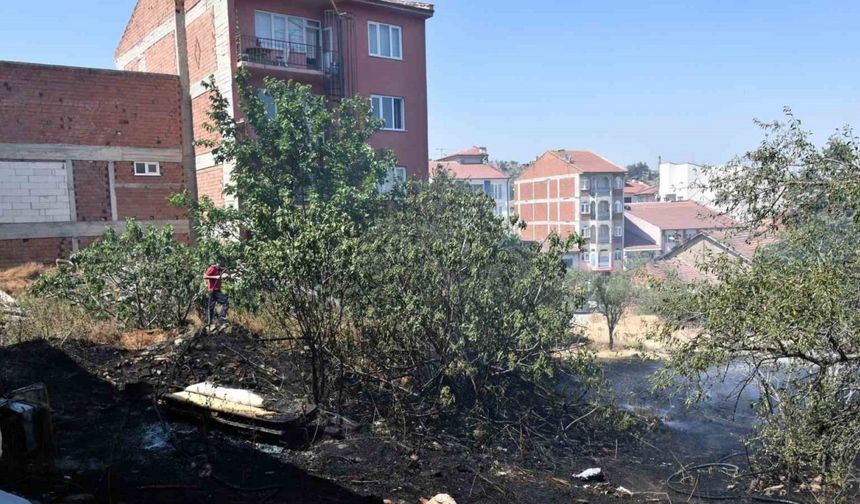 Ot yangını kontrol altına alındı