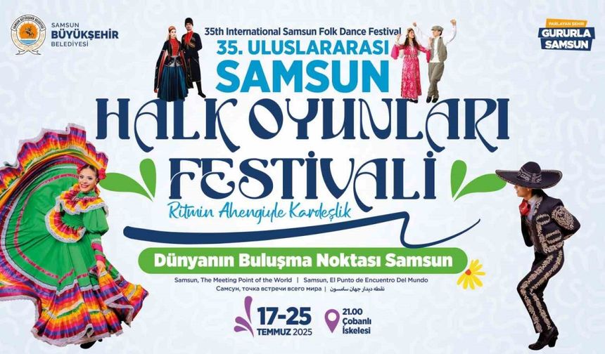 Samsun, Halk Oyunları Festivali'ne hazırlanıyor
