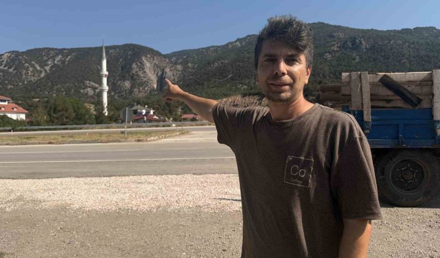 Sıcaklar şelaleyi kuruttu