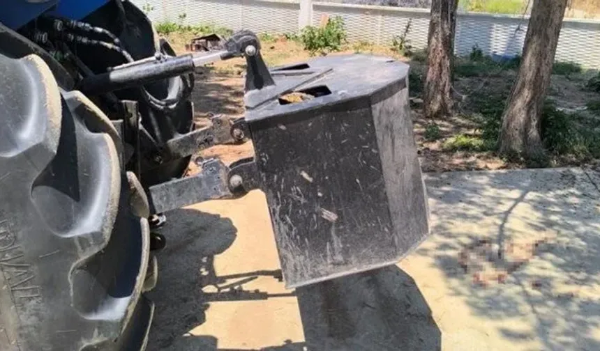 Traktörden düşen çocuk öldü