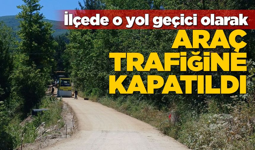 İlçede köy yolu çalışmaları başladı