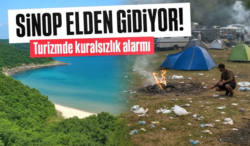 Sinop’un Güzellikleri Tehlikede: Turizmde Kuralsızlık Alarmı!