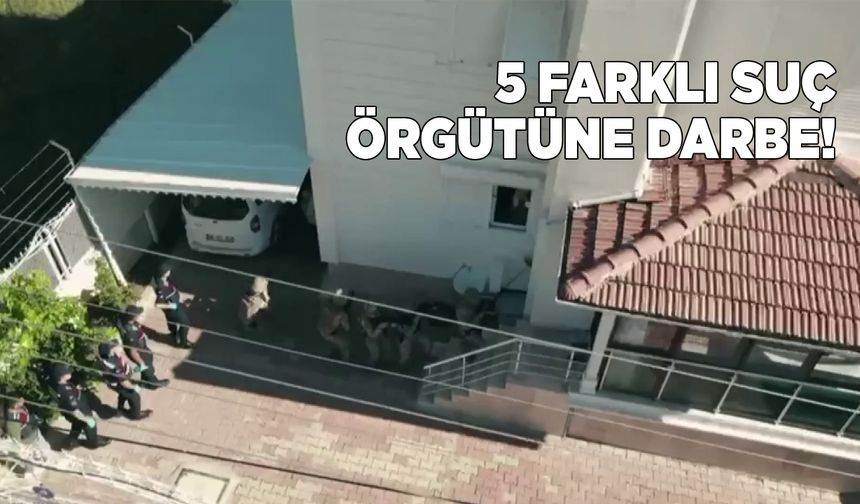 Sinop dahil 10 ilde operasyon: 74 gözaltı