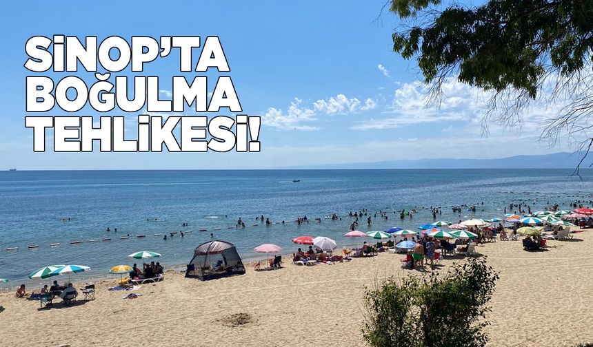 Sinop'ta boğulma paniği!