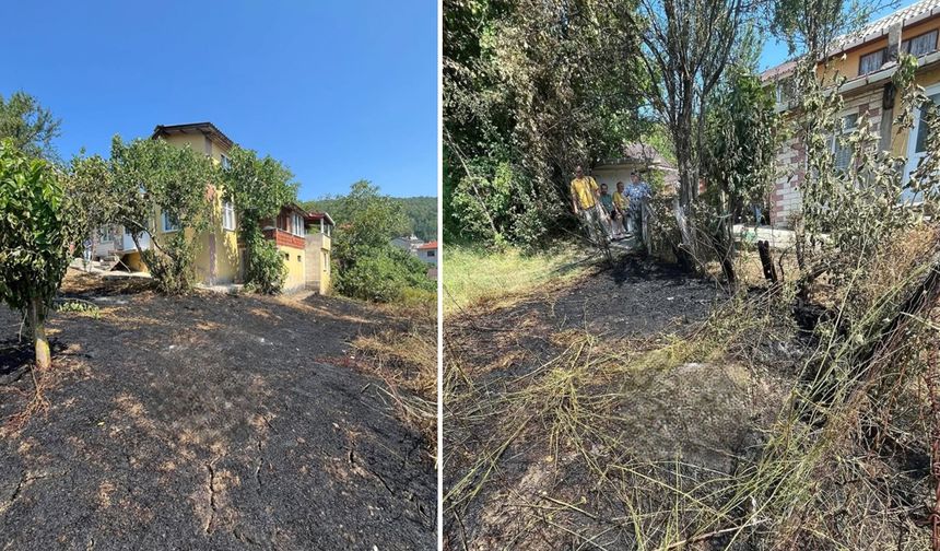Sinop'ta anız yangını ekipleri harekete geçirdi