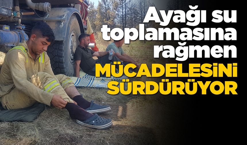 Sinop’tan Karabük'teki yangına kahramanca müdahale