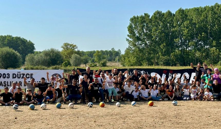 Beşiktaşlı taraftarlar köy okulunun ihtiyaçlarını karşıladı