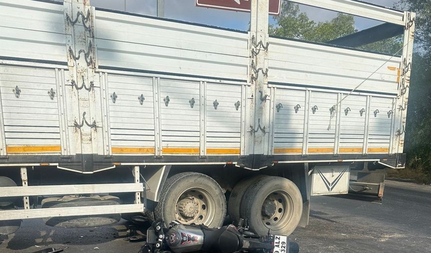 22 yaşındaki motosiklet sürücüsü hayatını kaybetti