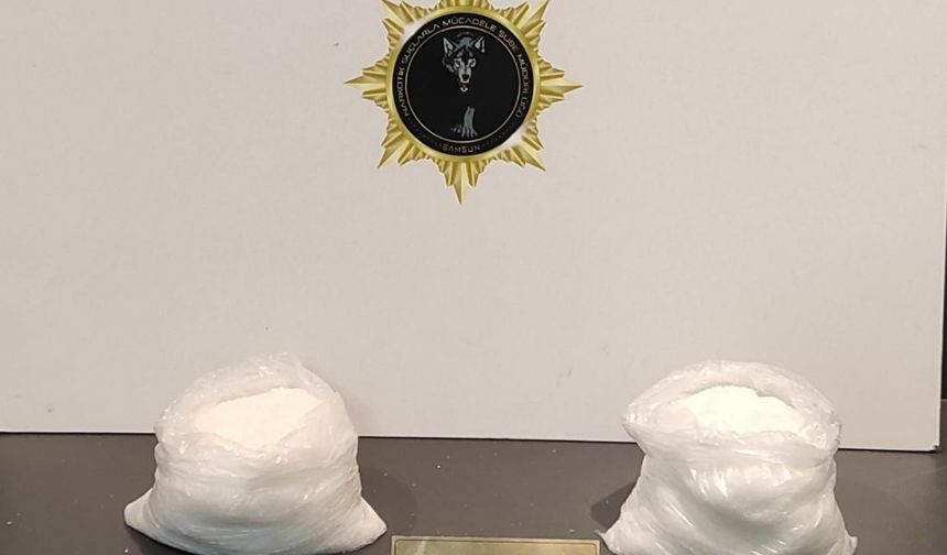 Samsun’da bir miktar yasaklı madde ele geçirildi