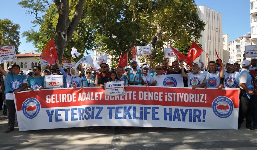 Memur-Sen Sinop’tan kamu işverenine tepki: “Yetersiz teklife hayır”