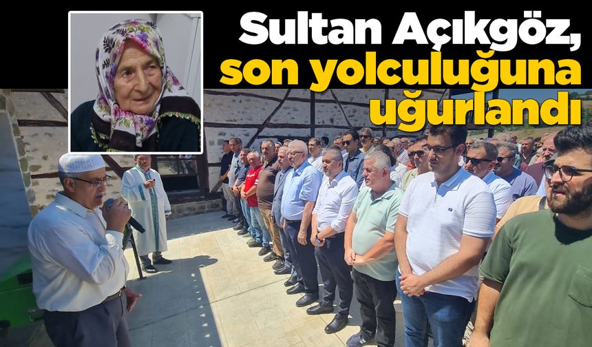 Ramazan Açıkgöz'ün annesi toprağa verildi