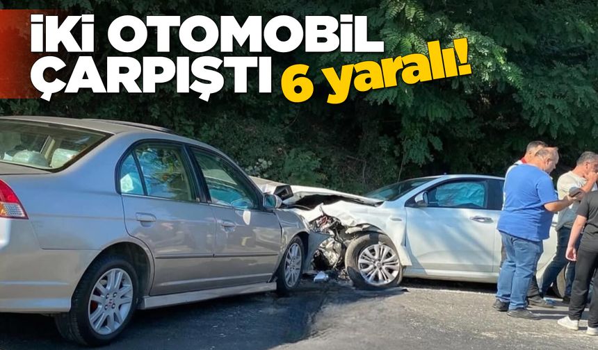 Sinop’ta kaza: 6 yaralı