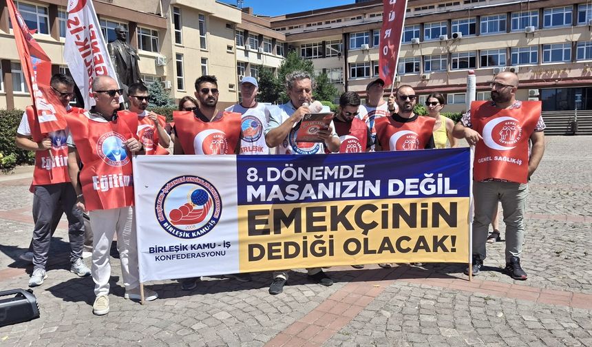 Birleşik Kamu-İş Konfederasyonundan hükümetin zam teklifine tepki!