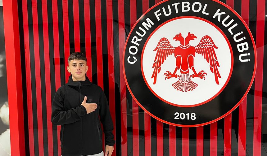 Sinop'un genç yeteneği Çorum FK’ya transfer oldu