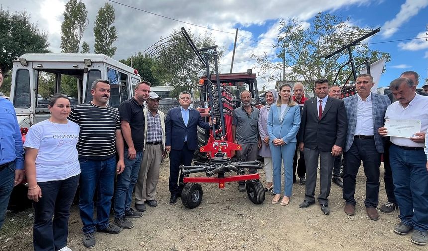 Sinop’ta çiftçilere 17 milyonluk makine desteği