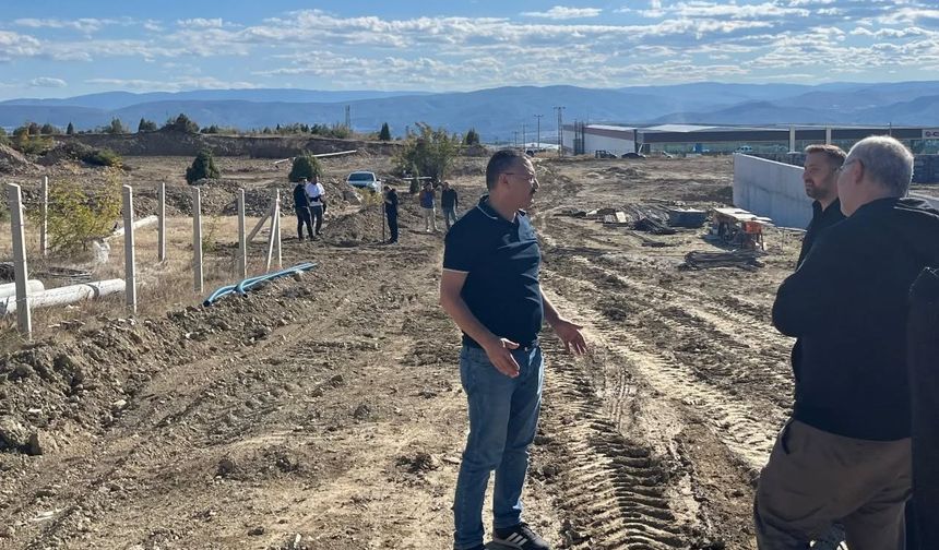 Boyabat OSB'de çalışmalar devam ediyor
