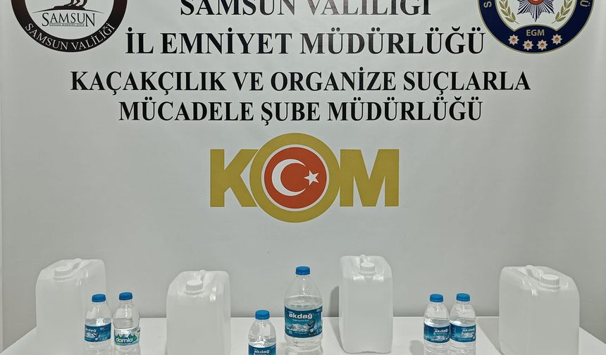 Sahte içki operasyonunda 1 şüpheli yakalandı