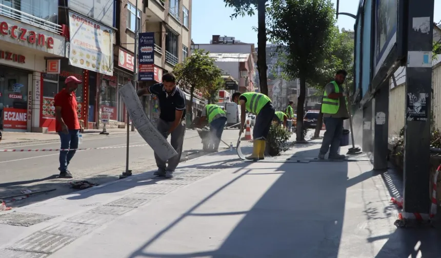 Ordu Büyükşehir’den Altınordu’ya estetik dokunuş