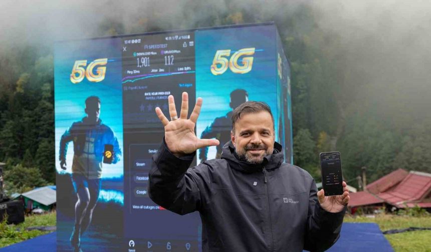 1250 metre yükseklikte 5G denemesi