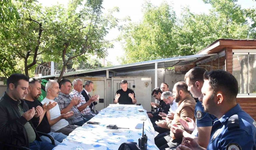 Şehit polis isminin verildiği karakolda anıldı