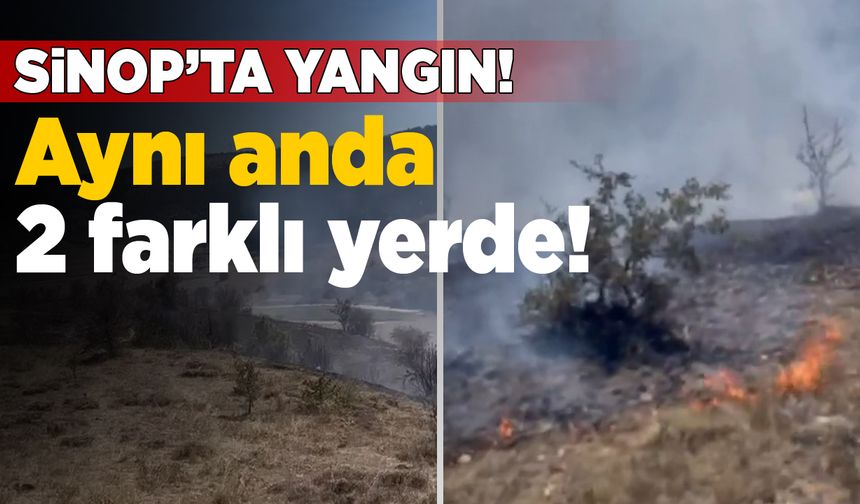 Aynı köyde dakikalar arayla 2 yangın çıktı
