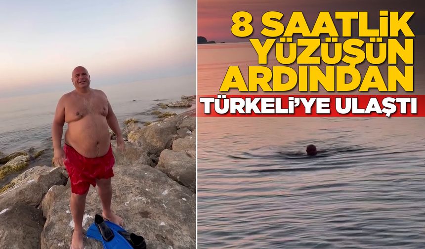 Çatalzeytin’den çıktı, Türkeli sahiline ulaştı
