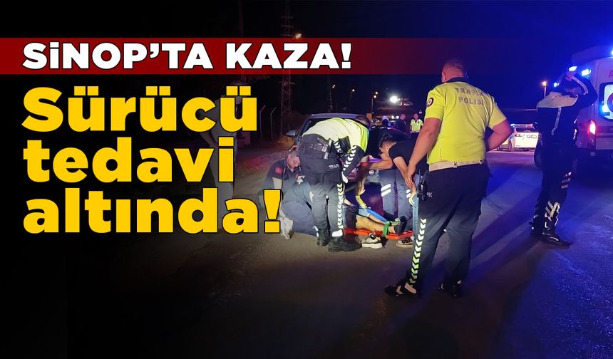 Sinop’ta yaralanmalı kaza