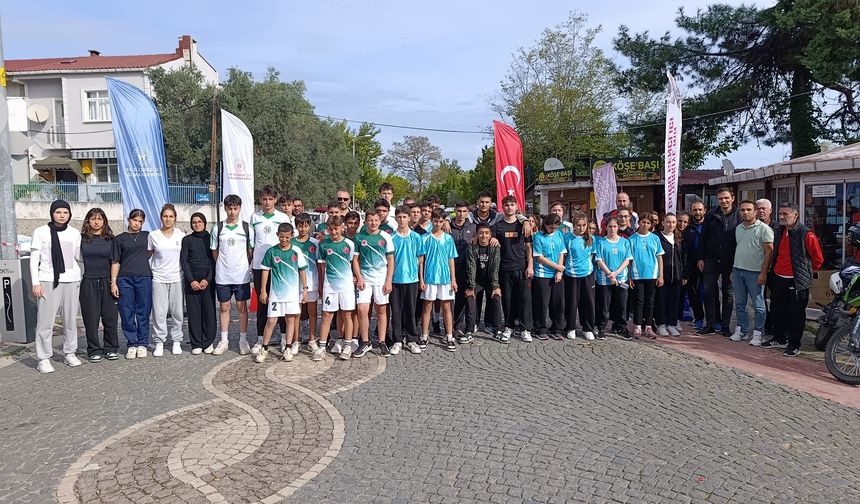 Gerze’de Cumhuriyet coşkusu koşuyla başladı