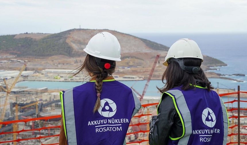 Sinop Üniversitesi öğrencileri Akkuyu Nükleer Santral projesini inceledi