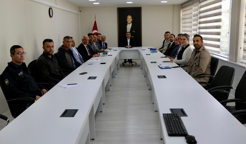 Cumhuriyet Bayramı 102. yıl kutlamaları hazırlık toplantısı