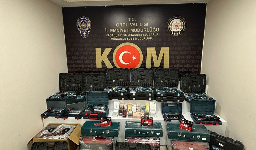Ordu'da kaçakçılık operasyonu: 230 kilogram tütün ele geçirildi