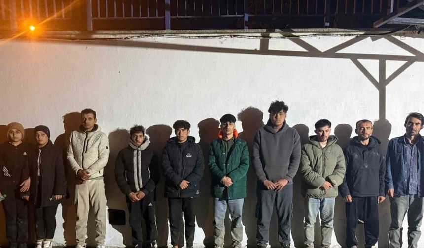 17 düzensiz göçmen yakalandı