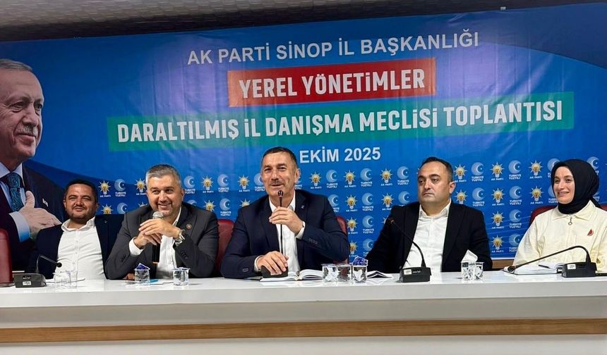 Sinop’ta yerel gündem masaya yatırıldı