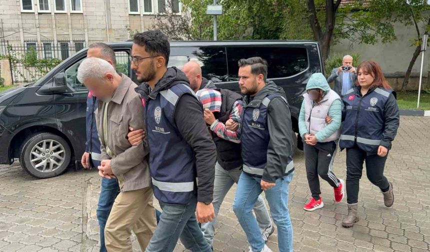 Tefecilik ve silah ticaretinden 3 kişi adliyeye sevk edildi